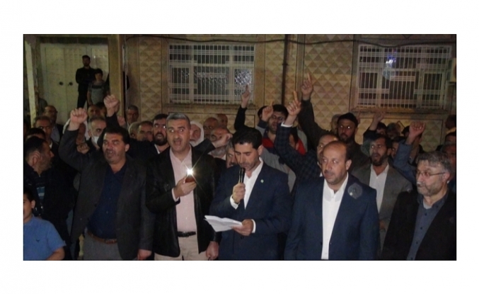 Şanlıurfa'da İsrail'in Mescid-i Aksa baskını protesto edildi